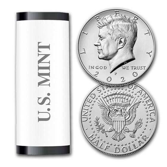 2020-P Kennedy Half Dollar 20-Coin Roll BU (Mint Wrapped) 2020-P Kennedy Half Dollar 20-Coin Roll BU (Mint Wrapped)