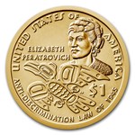 2020-P Native Amer $1 - Peratrovic Anti-Discrimination ($25 Roll)