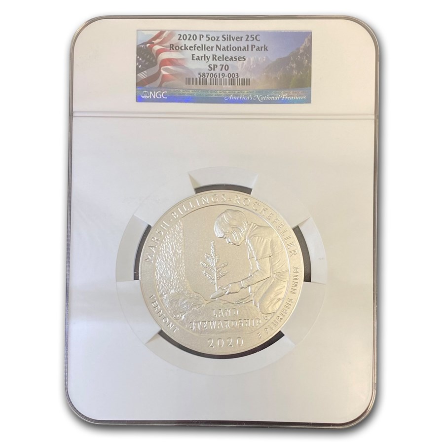 2020-P Silver ATB Marsh-Billings-Rockefeller SP-70 NGC (ER)
