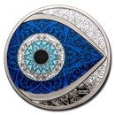 2020 Palau 1 oz Silver Evil Eye