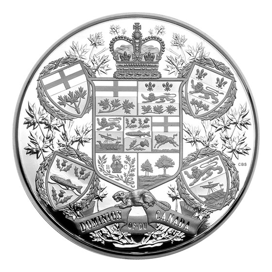 2020 RCM 1 Kilo Silver $250 Reimagined 1905 Arms of Dom of Canada 2020 RCM 1 Kilo Silver $250 Reimagined 1905 Arms of Dom of Canada