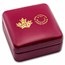 2020 RCM 1 oz Silver Incuse Maple Leaf Rhodium-Plated (Box/COA)