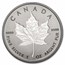 2020 RCM 1 oz Silver Incuse Maple Leaf Rhodium-Plated (Box/COA)