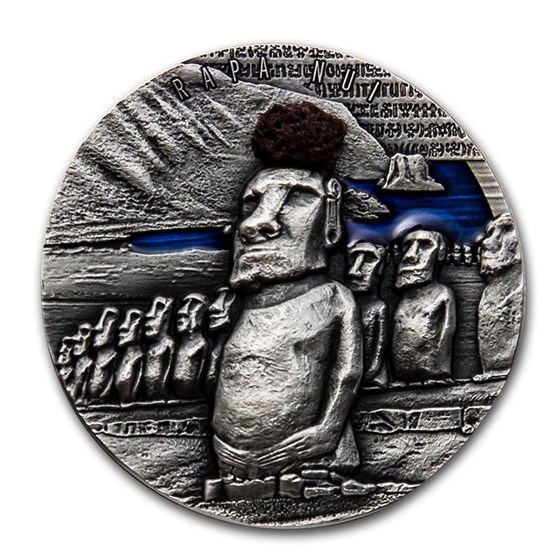 2020 Republic of Cameroon 2 oz Silver Easter Island: Rapa Nui 2020 Republic of Cameroon 2 oz Silver Easter Island: Rapa Nui