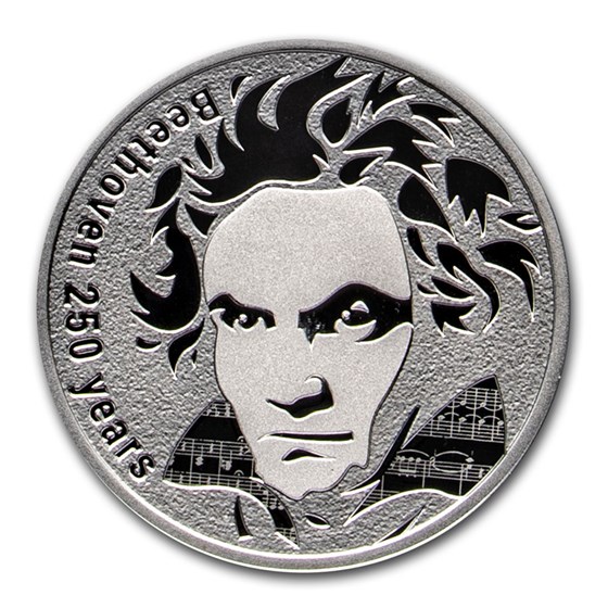 2020 Republic of Cameroon Silver Beethoven 250th Anniversary 2020 Republic of Cameroon Silver Beethoven 250th Anniversary