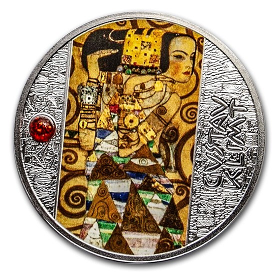 2020 Republic of Cameroon Silver Gustav Klimt; Expectation 2020 Republic of Cameroon Silver Gustav Klimt; Expectation