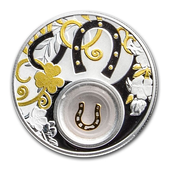 2020 Republic of Cameroon Silver Proof Lucky Horseshoe Coin 2020 Republic of Cameroon Silver Proof Lucky Horseshoe Coin