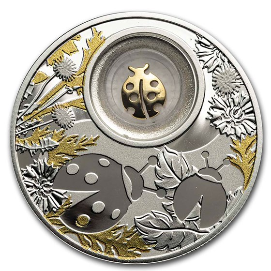 2020 Republic of Cameroon Silver Proof Lucky Ladybug Coin 2020 Republic of Cameroon Silver Proof Lucky Ladybug Coin