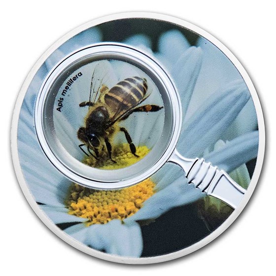 2020 Republic of Cameroon Silver The Secret Garden Honey Bee 2020 Republic of Cameroon Silver The Secret Garden Honey Bee