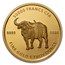2020 Republic of Chad 1 oz Gold Mandala Buffalo BU