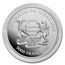 2020 Republic of Chad 1 oz Silver Mandala Buffalo BU