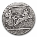 2020 Republic of Chad 5 oz Silver Chariot of War (Antiqued)