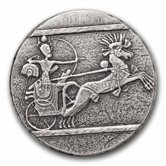2020 Republic of Chad 5 oz Silver Chariot of War 2020 Republic of Chad 5 oz Silver Chariot of War