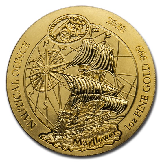 2020 Rwanda 1 oz Gold Nautical Ounce Mayflower BU 2020 Rwanda 1 oz Gold Nautical Ounce Mayflower BU