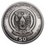 2020 Rwanda 1 oz Silver Nautical Ounce Mayflower (HR) (Antiqued)