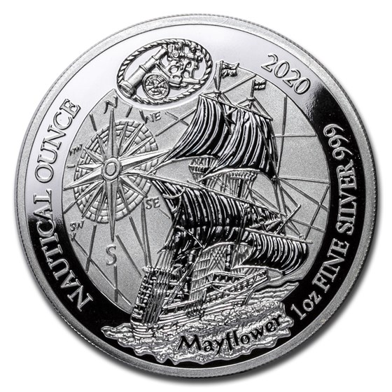 2020 Rwanda 1 oz Silver Nautical Ounce Mayflower Proof 2020 Rwanda 1 oz Silver Nautical Ounce Mayflower Proof