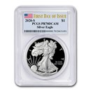 2020-S 1 oz Proof American Silver Eagle PR-70 PCGS (FDI) 2020-S 1 oz Proof American Silver Eagle PR-70 PCGS (FDI)