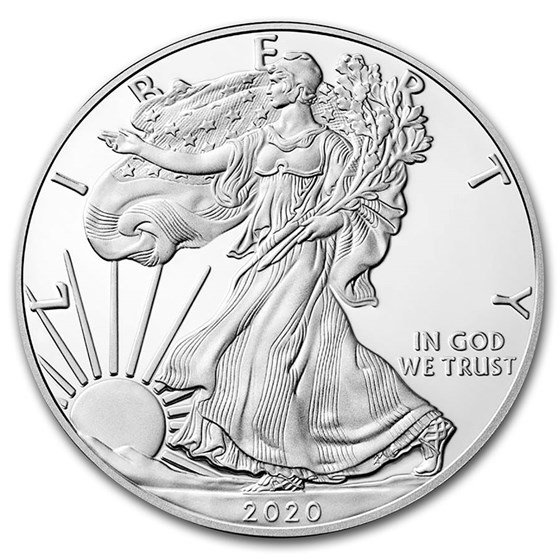 2020-S 1 oz Proof American Silver Eagle (w/Box & COA)