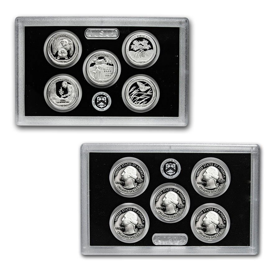 2020-S America the Beautiful Quarters Silver Proof Set