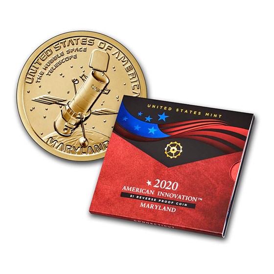 2020-S American Innovation $1 Hubble Telescope (Rev Proof) (MD) 2020-S American Innovation $1 Hubble Telescope (Rev Proof) (MD)