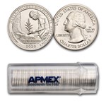 2020-S ATB Quarter Marsh-Billings-Rockefeller 40-Coin Roll BU