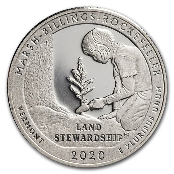 2020-S ATB Quarter Marsh-Billings-Rockefeller Silver Proof 2020-S ATB Quarter Marsh-Billings-Rockefeller Silver Proof