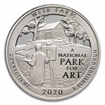 2020-S ATB Quarter Weir Farm Historic Site 40-Coin Roll BU