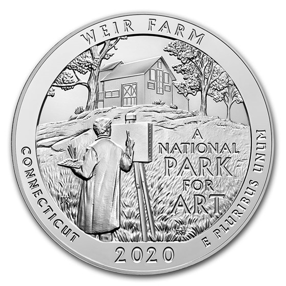 2020-S ATB Quarter Weir Farm National Historic Site Gem Proof 2020-S ATB Quarter Weir Farm National Historic Site Gem Proof