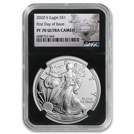 2020-S Proof American Silver Eagle PF-70 NGC (FDI) 2020-S Proof American Silver Eagle PF-70 NGC (FDI)