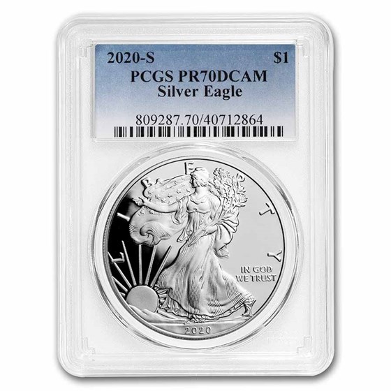 2020-S Proof American Silver Eagle PR-70 PCGS 2020-S Proof American Silver Eagle PR-70 PCGS
