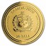 2020 Samoa 1 oz Gold Serpent of Milan BU