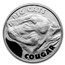 2020 Sierra Leone 2 oz Silver £20 High Relief Big Cats: Cougar