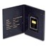 2020 Solomon Islands 1/2 Gram Gold Zodiac Ingot (Aquarius)