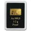 2020 Solomon Islands 1/2 Gram Gold Zodiac Ingot (Aquarius)