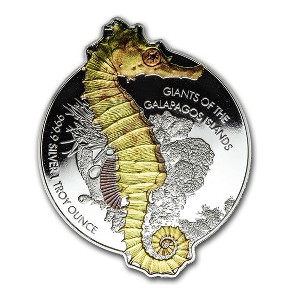 2020 Solomon Islands 1 oz Silver $2 Giant Seahorse 2020 Solomon Islands 1 oz Silver $2 Giant Seahorse