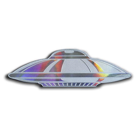 2020 Solomon Islands 1 oz Silver $2 UFO: Flying Saucer 2020 Solomon Islands 1 oz Silver $2 UFO: Flying Saucer