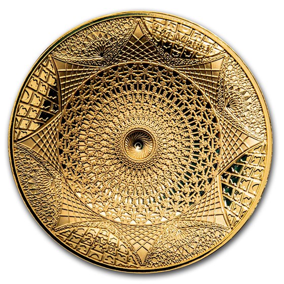 2020 Solomon Islands 100 gram Gold Taj Mahal (4-Layer/New Design) 2020 Solomon Islands 100 gram Gold Taj Mahal (4-Layer/New Design)