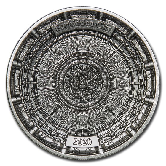 2020 Solomon Islands 100 gram Silver Forbidden City (4-Layer) 2020 Solomon Islands 100 gram Silver Forbidden City (4-Layer)