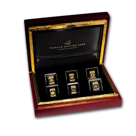 2020 Solomon Islands 6-Bar Coin Chinese Dragon Set 2020 Solomon Islands 6-Bar Coin Chinese Dragon Set