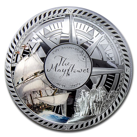 2020 Solomon Islands Silver 400th Anniversary Mayflower 2020 Solomon Islands Silver 400th Anniversary Mayflower