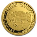 2020 Somalia 1/25 oz Gold African Elephant BU 2020 Somalia 1/25 oz Gold African Elephant BU