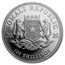 2020 Somalia 1 oz Silver Elephant BU