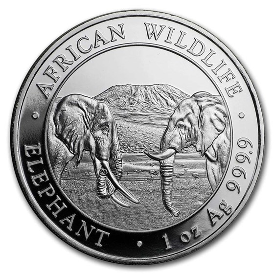 2020 Somalia 1 oz Silver Elephant BU 2020 Somalia 1 oz Silver Elephant BU