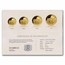 2020 Somalia 4-Coin Gold African Elephant Prestige Proof Set