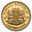 2020 Somalia 4-Coin Gold African Elephant Prestige Proof Set