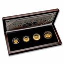 2020 Somalia 4-Coin Gold African Elephant Prestige Proof Set