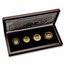2020 Somalia 4-Coin Gold African Elephant Prestige Proof Set