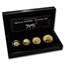 2020 Somalia 4-Coin Gold African Wildlife Leopard Prestige Set