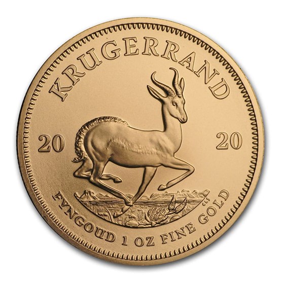 2020 South Africa 1 oz Gold Krugerrand BU 2020 South Africa 1 oz Gold Krugerrand BU