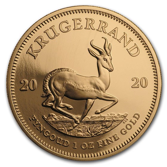2020 South Africa 1 oz Proof Gold Krugerrand 2020 South Africa 1 oz Proof Gold Krugerrand